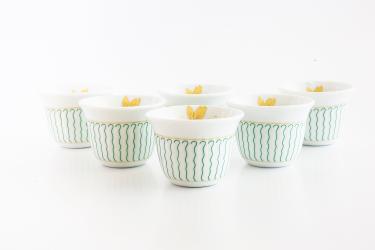 Kaffeetassen 12 Stk - (grün) 