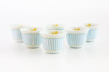 Kaffeetassen 12 Stk - (blau) 