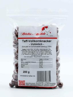 Teff-Vollkornknacker-Vollmilch 200 g 