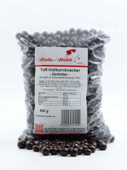 Teff-Vollkornknacker-Zartbitter 500 g 