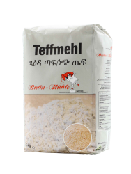 White teff wholemeal flour 