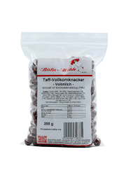 Wholemeal Teff Crackers with milk chocolate200 g 