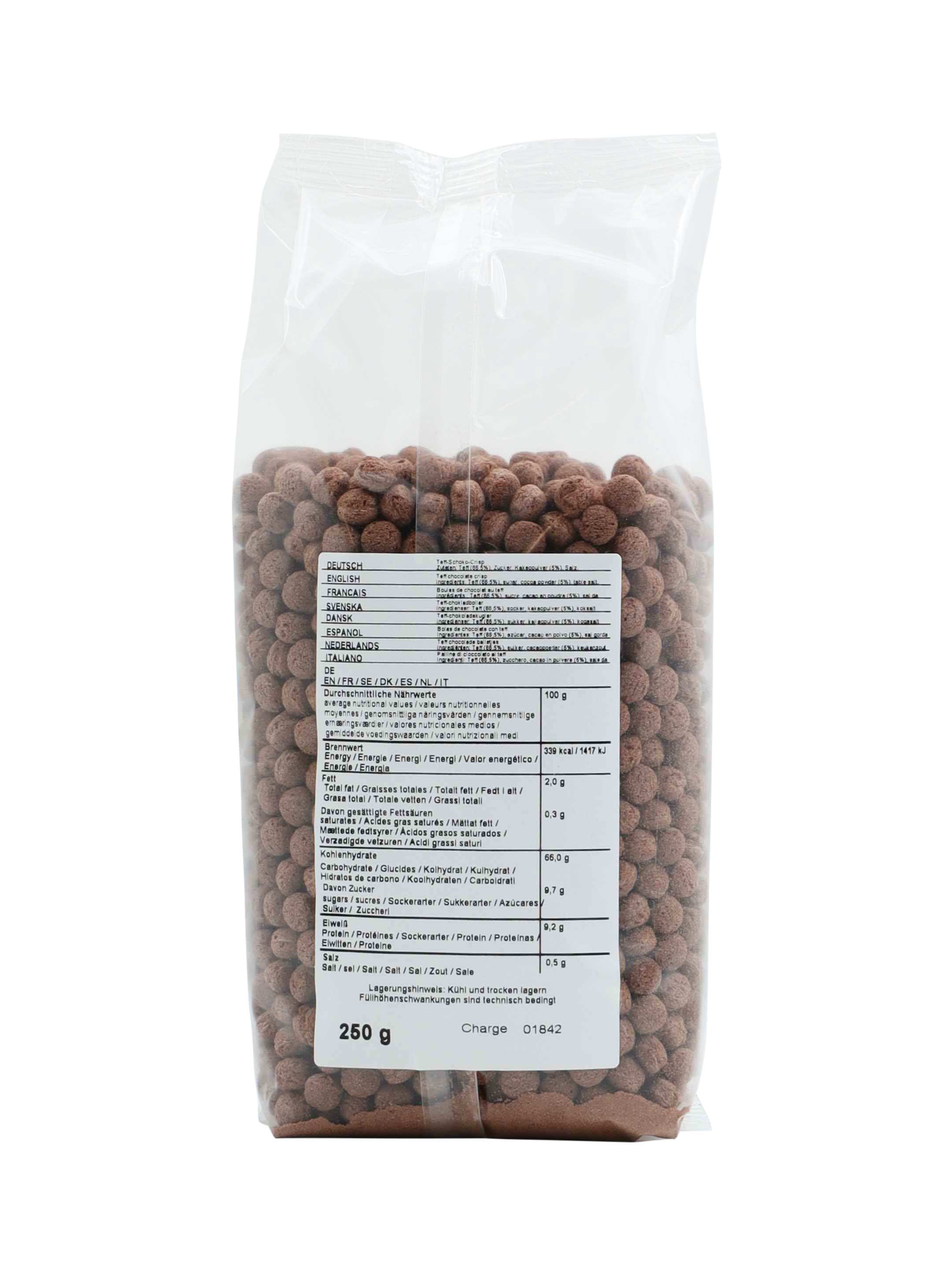 Teff Dabo Kollo - mit Kakao 250 g 