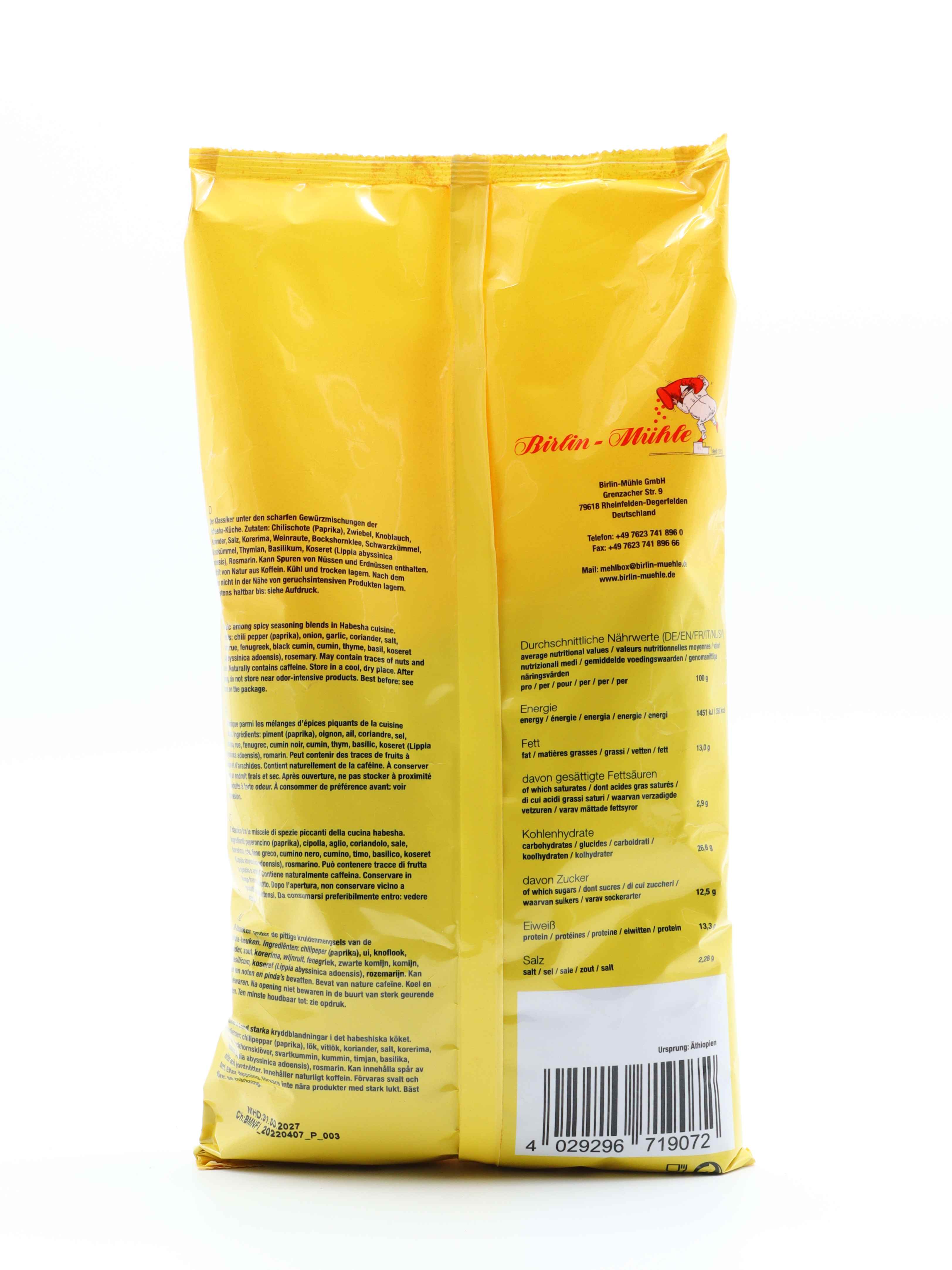 Berbere "Birlin's Premium" 400 g 